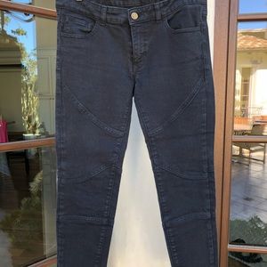 Black denim Capri pants